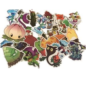 Random grab of 11 Plants vs Zombies Vinyl stickers